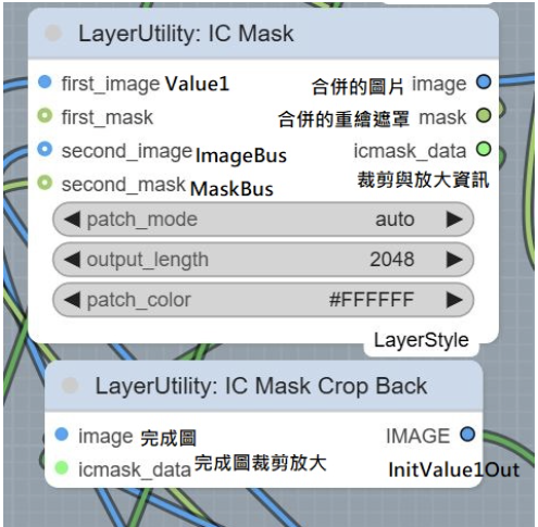 LayerUtility IC Mask 節點設定畫面